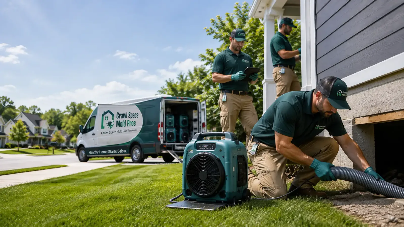 Crawl Space Mold Removal in Auburndale, MA